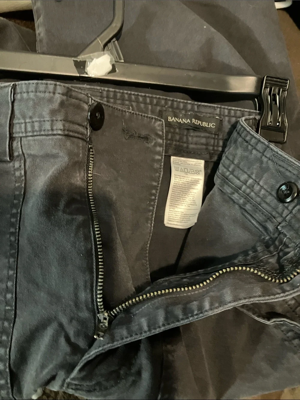 Banana Republic Black Cargo Utility Pants